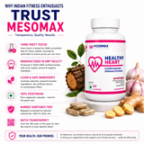 Mesomax Healthy Heart | Cardiovascular Defense Formula | Premium Sports Nutrition