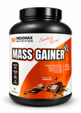 Mesomax Nutrition Mass Gainer XL 2.7kg | 20g Protein | 106.5g Carbs | 559.10 kcal | Double Rich Chocolate