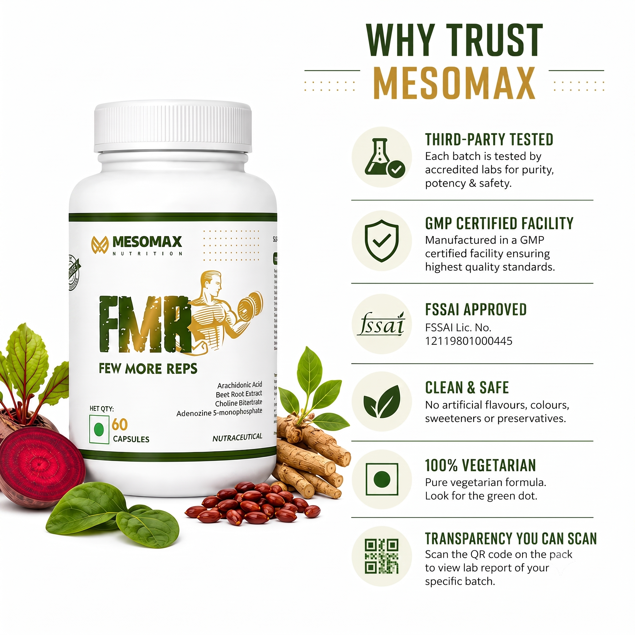 Mesomax Few More Reps (FMR) | Premium Sports Nutrition