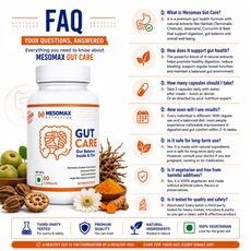 Mesomax Gutcare | Gut Balance Inside & Out | Premium Sports Nutrition