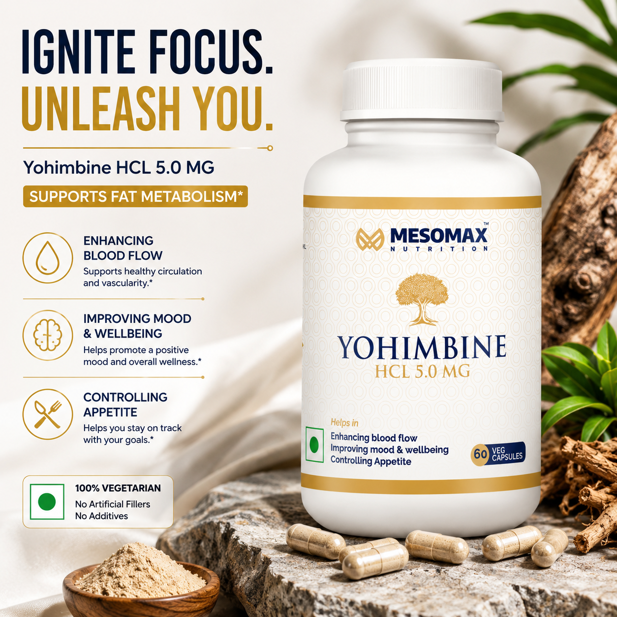 Mesomax Yohimbine HCL | Premium Sports Nutrition